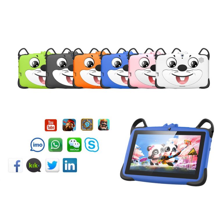 7-Inch Kids Tablet children learning tablet rubber case
